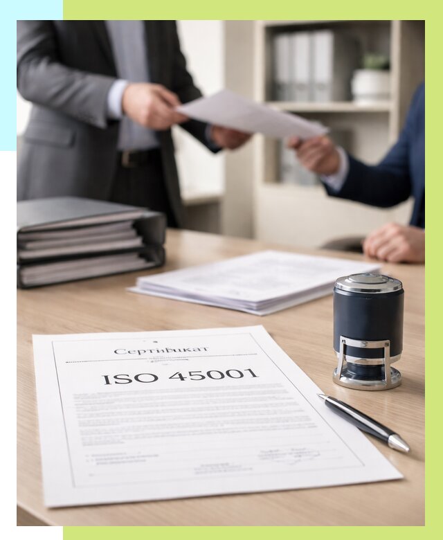 Сертификат ISO 45001 в Ярцеве под ключ от 45783 р. | Сертэкс